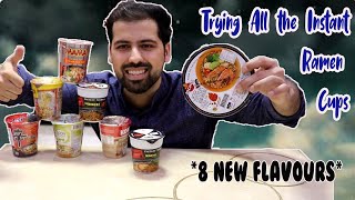Tried All the Instant Ramen Cup Noodles || Honest Review || New Flavours