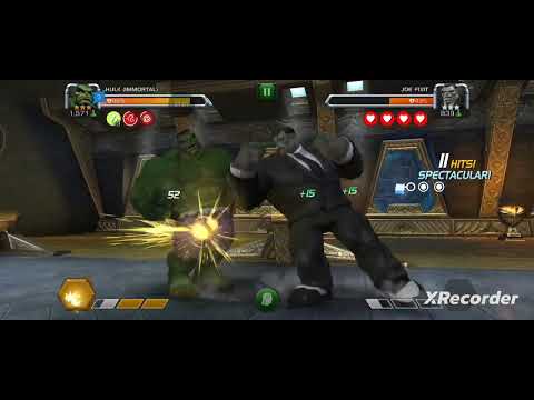 Immortal hulk vs Joe fixit(grey hulk)#marvel contestents of champions 