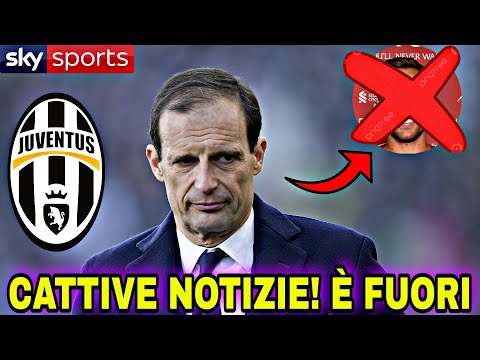 ULTIME NOTIZIE! CHE TRISTE NOTIZIE PER LA JUVENTUS. ULTIME NOTIZIE DA TORINO