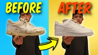 I Bought & Tested A Sneaker Cleaning Kit Off of an Instagram AD and Restored Thrifted Shoes to Sell!