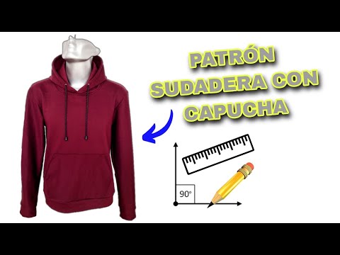 MEN'S HOODIE PATTERN, MEDIUM SIZE