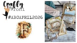F is for Fabric & Coffee Filters…… Making Vintage Junk Journal Pockets…#abcapril2026