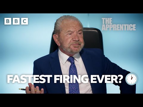 Is this the fastest firing on The Apprentice ever? - BBC