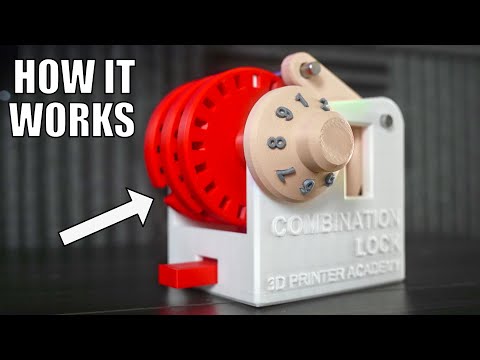 How does a combination lock work?