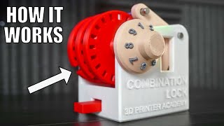 How does a combination lock work?