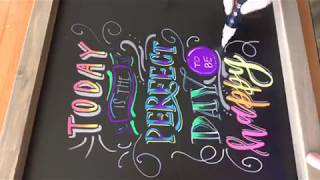 How to use Liquid Chalk Markers - Tutorial