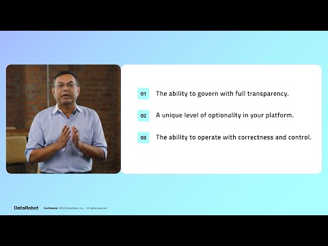Fall 2023 DataRobot Release - Debanjan Saha Keynote - YouTube