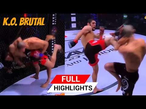 Ikram Aliskerov Vs. Khamzat Chimaev (Full Highlights) [HD] (60 fps) | BRAVE CF23