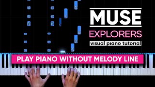 Muse - Explorers (Visual Piano Tutorial)