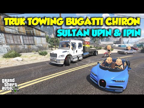BUGATTI CHIRON MObil Terkencang DUNIA Sultan Senang - GTA V Sultan Upin Ipin Spesial