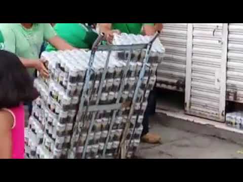 Depósito cumple lo prometido y regala 2 mil 500 cervezas Depósito cumple lo prometido y regala 2 mil 500 cervezas