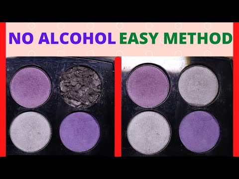 DIY | HOW TO FIX BROKEN EYE SHADOW WITHOUT ALCOHOL