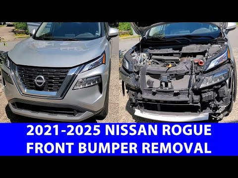 How To Remove 2021-2025 Nissan Rogue Front Bumper