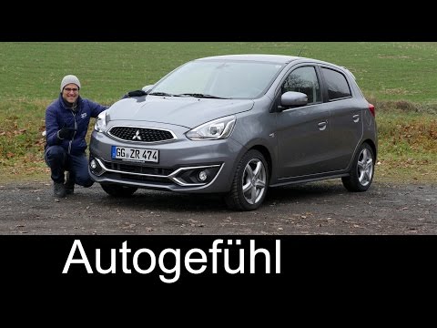 Mitsubishi Space Star/Mirage Facelift FULL REVIEW test driven 2017 - Autogefühl