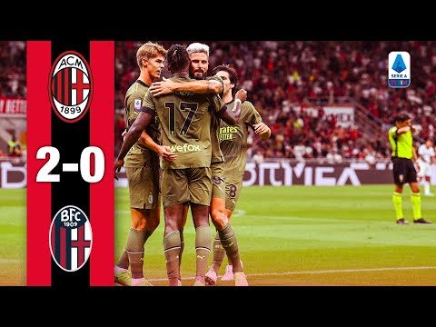 Leão-Giroud wrap up all three points | AC Milan 2-0 Bologna | Highlights Serie A 2022/23