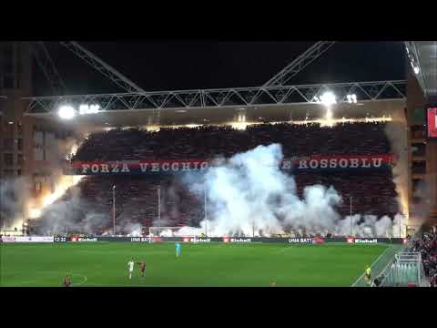 GENOA CFC ATALANTA-LO SPLENDORE DELLA GRADINATA NORD IN VARIE INQUADRATURE