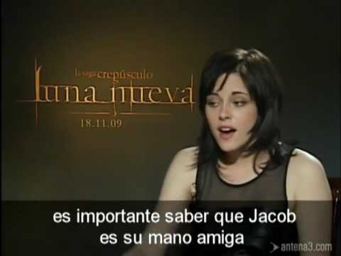 entrevista a Kristen Stewart sobre "luna nueva" (New moon)