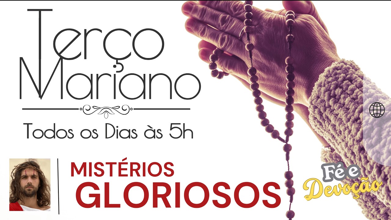 19-02-2025 - Reze os Mistérios Gloriosos do Santo Rosário 🙏 | Vitória e Esperança