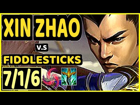 XIN ZHAO vs FIDDLESTICKS - 7/1/6 KDA JUNGLE GAMEPLAY - BR Ranked MASTER