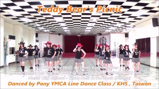 Teddy Bear's Picnic (by Rob, Shelly & Conor) - line dance (demo & walk through) = 泰迪熊的野餐 - 排舞(含導跳)