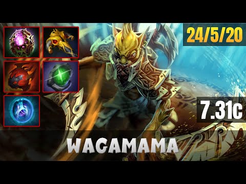 WAGAMAMA Bounty Hunter MID LANE Gameplay WITH 24 KILLS | Dota 2 Full Game