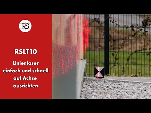 Linienlaser schnell und einfach auf Achse ausrichten