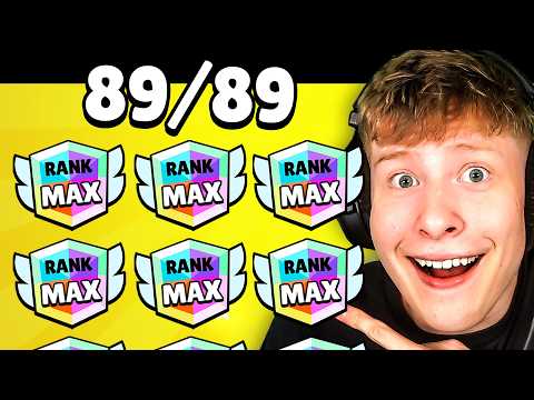 ICH pushe ALLE BRAWLER auf MAX (1000🏆 POKALE)...😍
