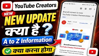 Brand Connect is now YouTube Creator Partnerships Kya Hai | Youtube Cr