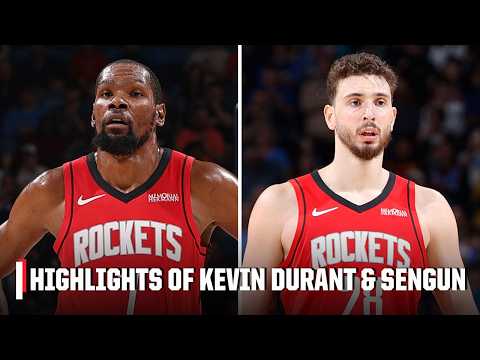 ROCKETS HAVE LIFTOFF 🚀 Alperen Sengun TRIPLE-DOUBLE & KD ignite Houston over OKC | NBA on ESPN