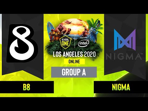 Dota2 - Nigma vs. B8 - Game 2 - Group A - EU/CIS - ESL One Los Angeles