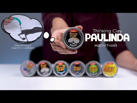 Умный пластилин Paulinda Thinking Clay Магнитный 30г (черный) PL-170605