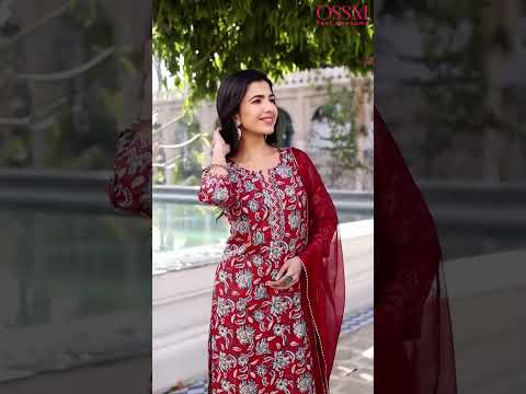 Ossm Celebrity Cotton Wholesale Readymade Salwar Suit Catalog – product video thumbnail