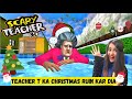 Scary Teacher 3D Prank Gameplay CHRISTMAS PRANKS Made Her CRY