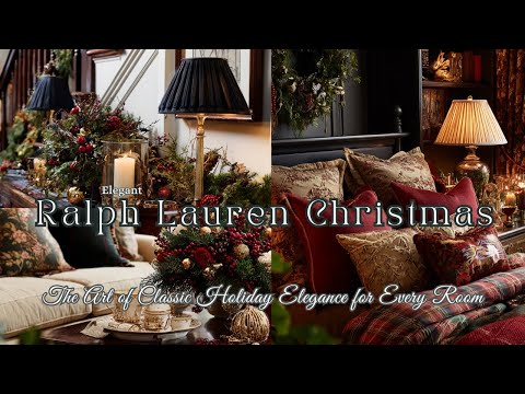 🎄Ralph Lauren Christmas Decor 2025 | The Art of Classic Holiday Elegance for Every Room
