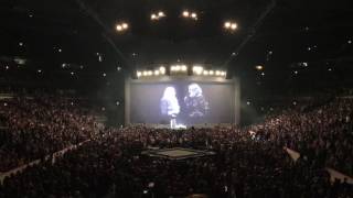 Adele brings fan onstage to sing