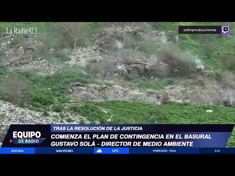 Basural: Comienza el plan de contingencia
