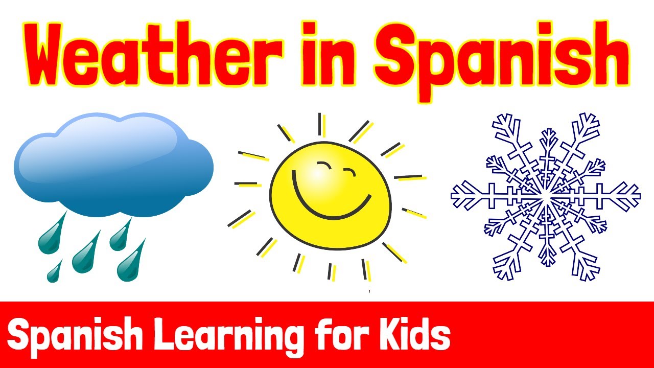 Weather in Spanish | Spanish Learning for Kids