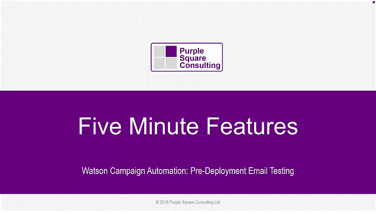 Pre-Deployment Testing - WCA Tutorial