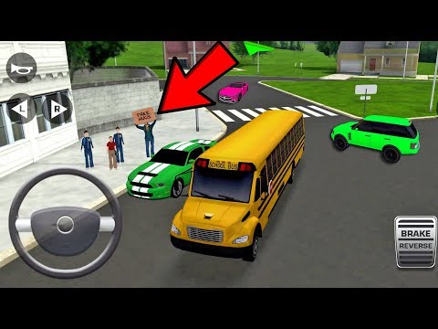Super High School Bus Driving Simulator 3D 2018 #1 Android IOS gameplay