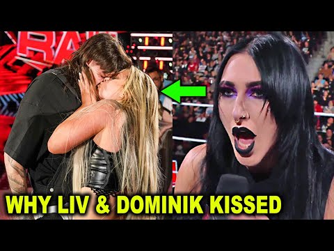 Why Liv Morgan & Dominik Mysterio Kissed on WWE RAW as Rhea Ripley & Becky Lynch Are Shocked at Kiss