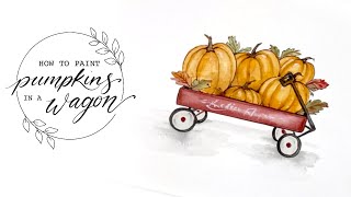 How To Paint Pumpkins In A Wagon