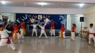 Kannada Rajyotsava performance -choreographed  by Prashanth Gowda