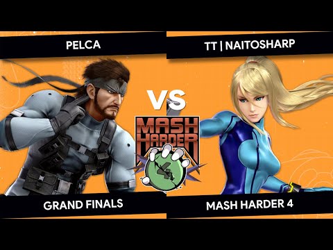 Mash Harder 4 - Pelca (Snake) vs TT | naitosharp (Zero Suit Samus) - Grand Finals