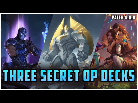 3 SLEPT ON Decks for Climbing Patch 4.8.0 - LoR Meta Report