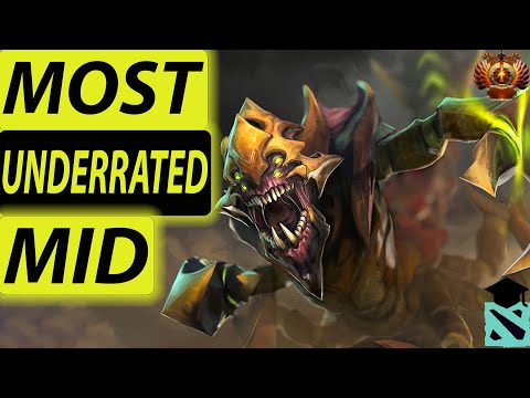 7.34B #1 MOST UNDERRATED MID LANER1 | DOTA 2 SANDKING PRO MID GAMEPLAY