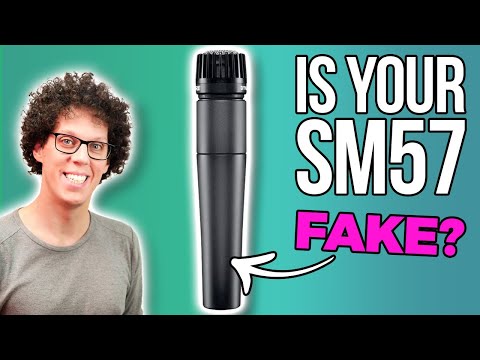 How to spot a FAKE SM57 Microphone (FAKE vs REAL)
