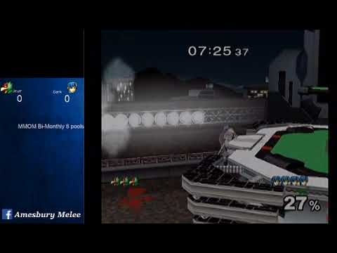 MMOM Bi-Monthly 10 SSBM - Jcurr (Falco) vs.  Bank (Marth) - Melee Pools