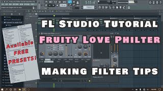 Video thumbnail for FL Studio Tutorial Fruity Love Philter || Making Filter Tips Easy by Soda Music