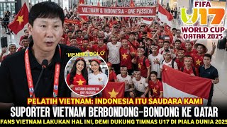 Download lagu 🔴 SANGAT RESPECT !! Fans Vietnam Lakukan Ini, Demi Dukung Timnas Indonesia U17 Di Piala Dunia 2025 mp3
