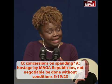 Q: Concessions On Spending? A: "Hostage By MAGA Republicans, Not Negotiable"